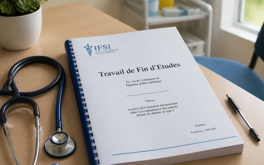 Mémoire infirmier (TFE) : le guide complet 2026 pour le réussir et le rendre